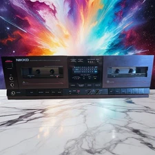 Nikko ND-100W Vintage Stereo Double Cassette Deck *FULLY SERVICED*