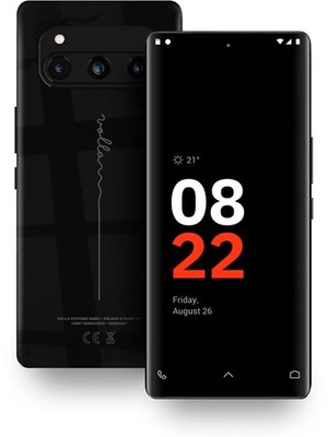Volla Phone Quintus 256GB schwarz 5G Smartphone 8GB RAM 6,78 Zoll 50 Megapixel