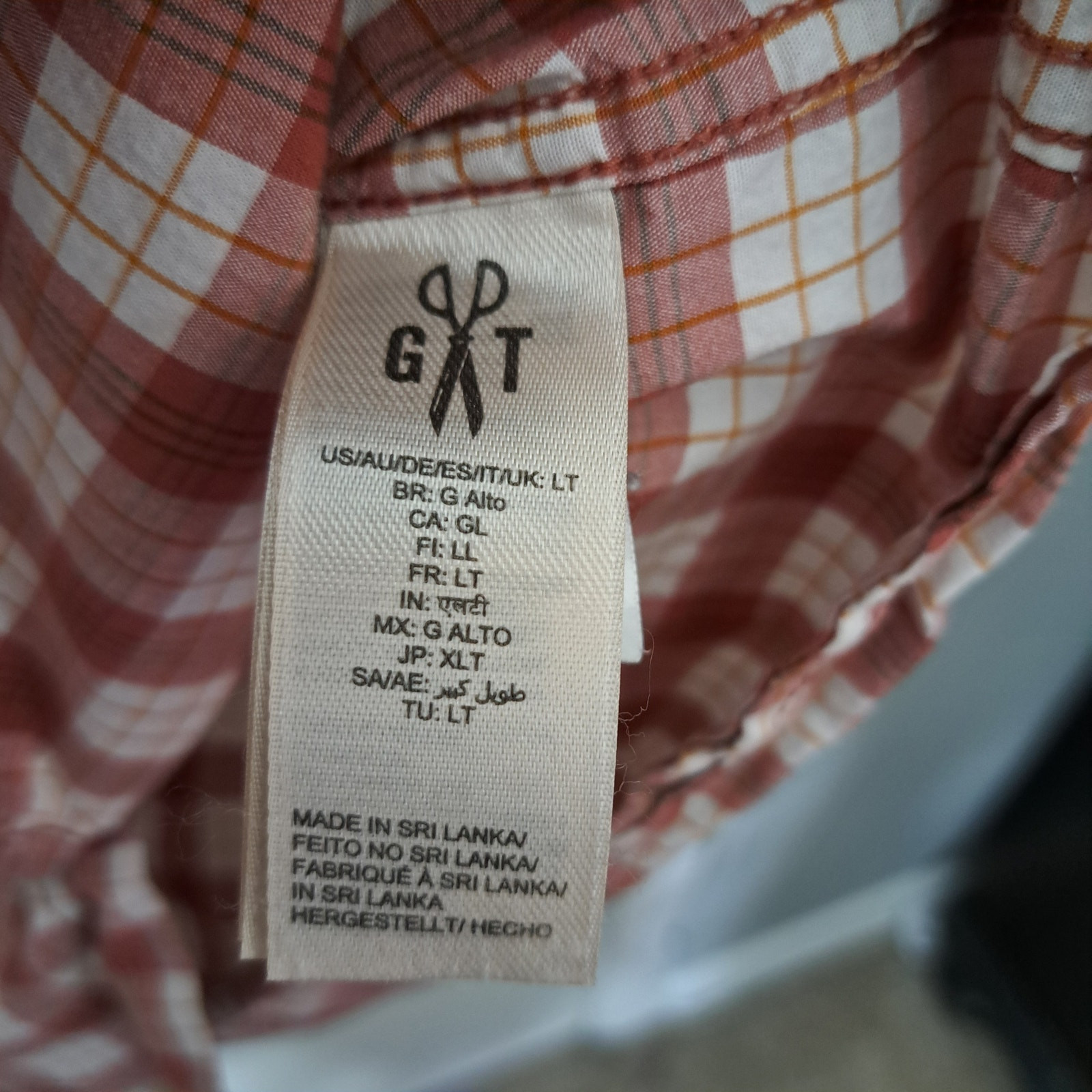 GOODTHREADS Maroon Plaid Button Down Long Sleeve … - image 4