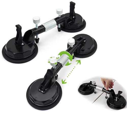 HIGHTOP 2PCS 6Inch Adjustable Stone Seam Setter Suction Cup Suckers Clamps 