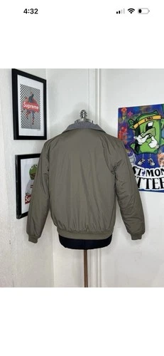 Lot Of 3 LL bean Jacket Men Small Bomber Green/Blue/Navy Blue Full Zip Fleece .! image 5