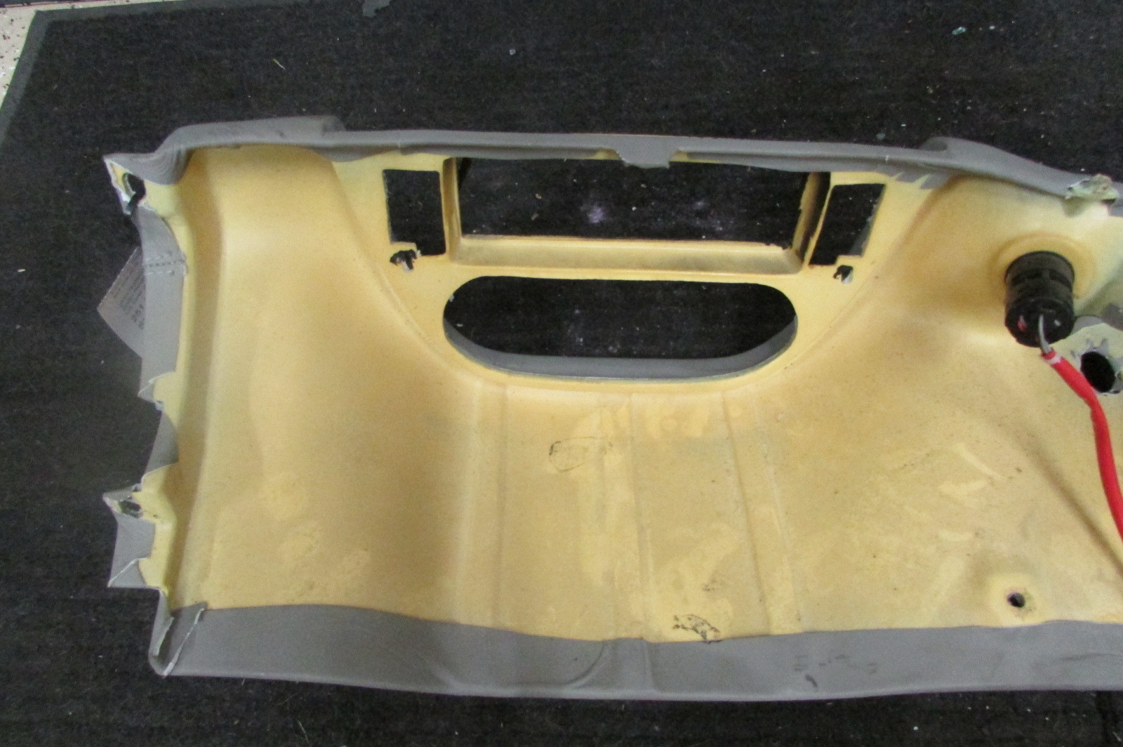 Ferrari 360, LH, Left Lower Dash Panel, Grey, Used P/N 63547316