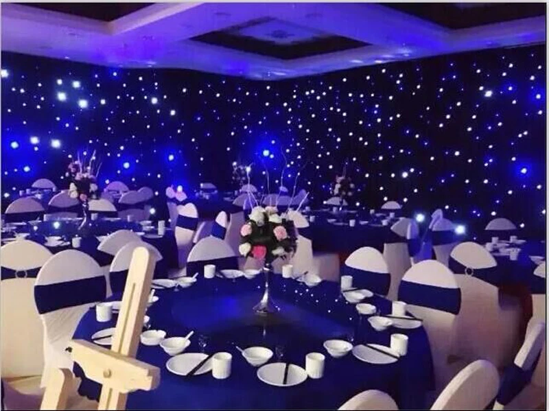 Remote LED Star Curtain Cloth Controller for Wedding Background Event Show Disco - Image 4 of 4