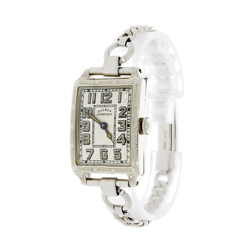 Montre Dueber vendre Hampden Art Déco Rare 14K GF vers 1920 Homme Entretenue Garantie