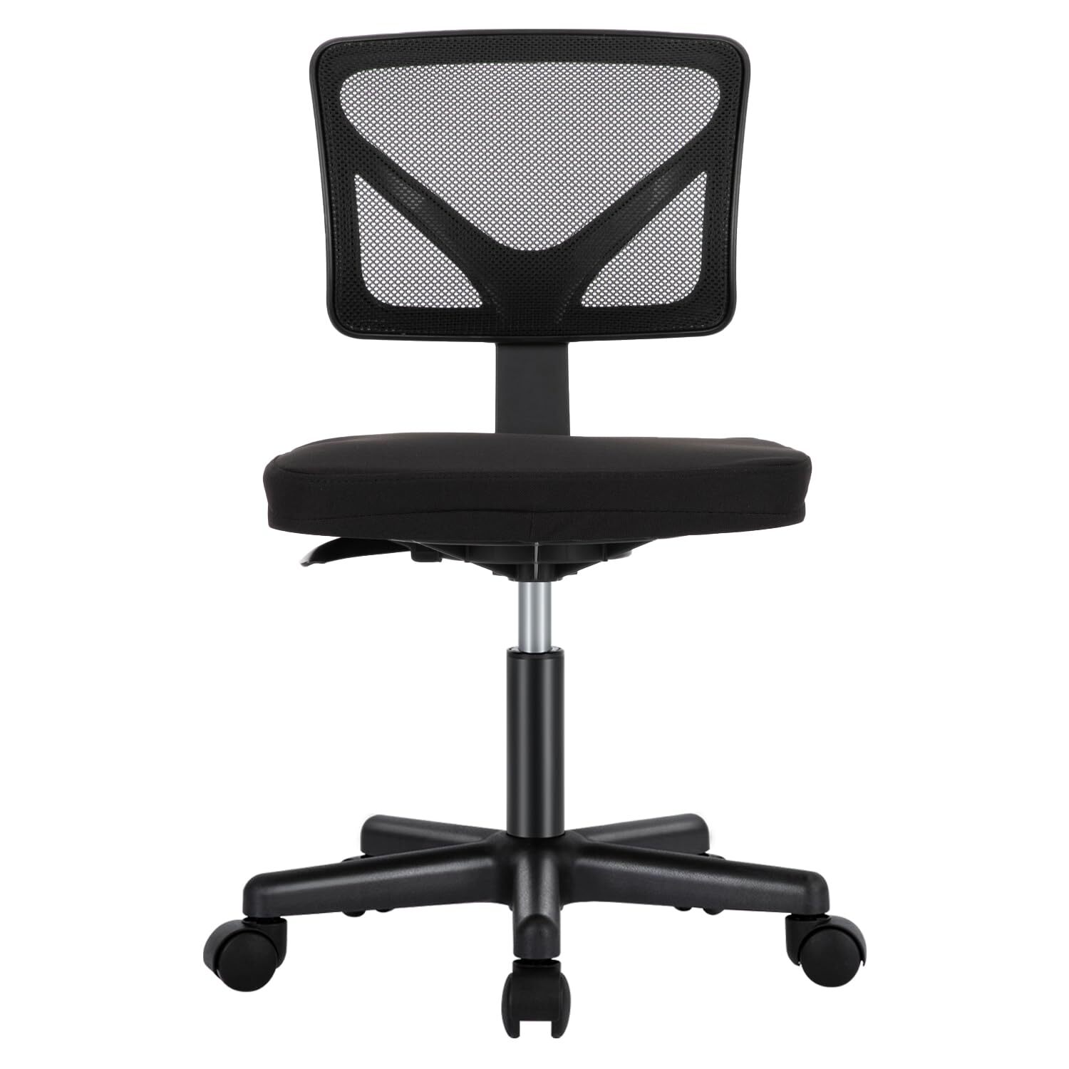 Ergonomic Low-Back Mesh Office Chair with Swivel and Rolling Design for Work Comfort-image