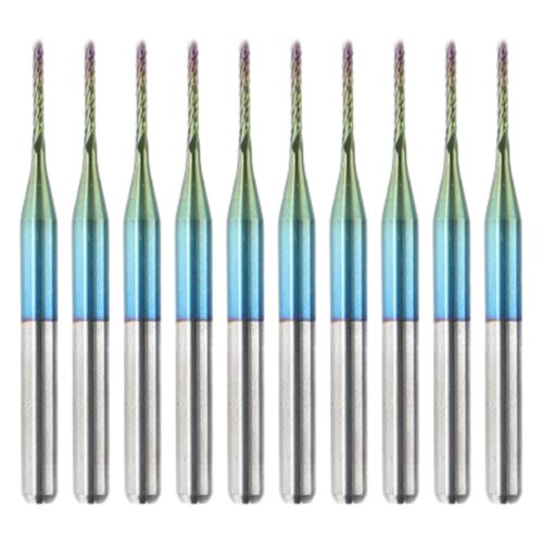 Premium Quality 10 Pack Carbide Router Bits for CNC PCB Engraving 1mm Diameter - Picture 1 of 24