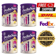 4 Cans Pedia Sure Child Nutrition Supplement Growth Vanilla 850g Original
