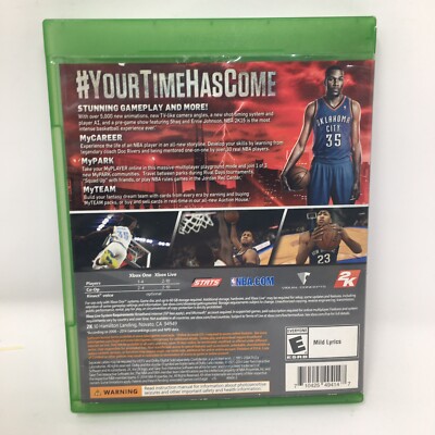 NBA2K15 - Microsoft Xbox One : No manual and Cracked case video