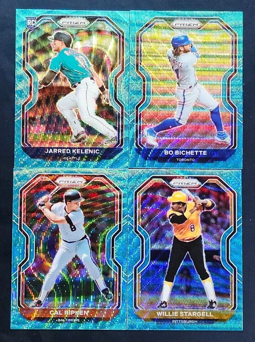 2021 Panini Prizm Baseball TEAL WAVE PRIZMS You Pick - 2 Card Minimum