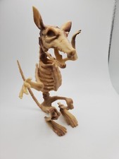 Skeleton Rat 7" Halloween Decor Adjustable Mouth Open Or Closed Life Sized H