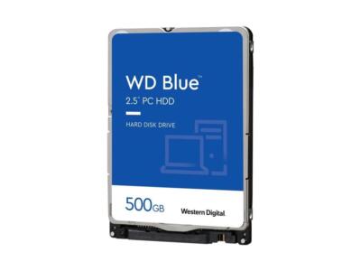 WD Blue WD5000LPZX 500 GB Hard Drive - 2.5'' Internal - SATA (SATA/600) - 5400rpm