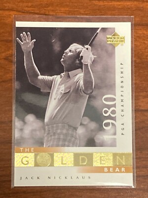 JACK NICKLAUS 2001 UPPER DECK THE GOLDEN BEAR 1980 PGA