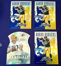 2013 PRIZM PANINI CRUSADE AARON RODGERS GOLD 3 MT/ SILVER AIR MARSHALS  2015