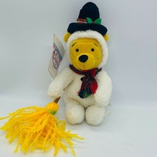 Disney Snowman Pooh Plush 8  NWT