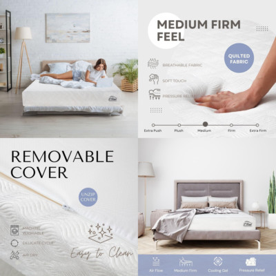TWIN Cooling Gel Memory Foam Mattress 8 inch NO BACK PAIN Relief Soft ON SALE