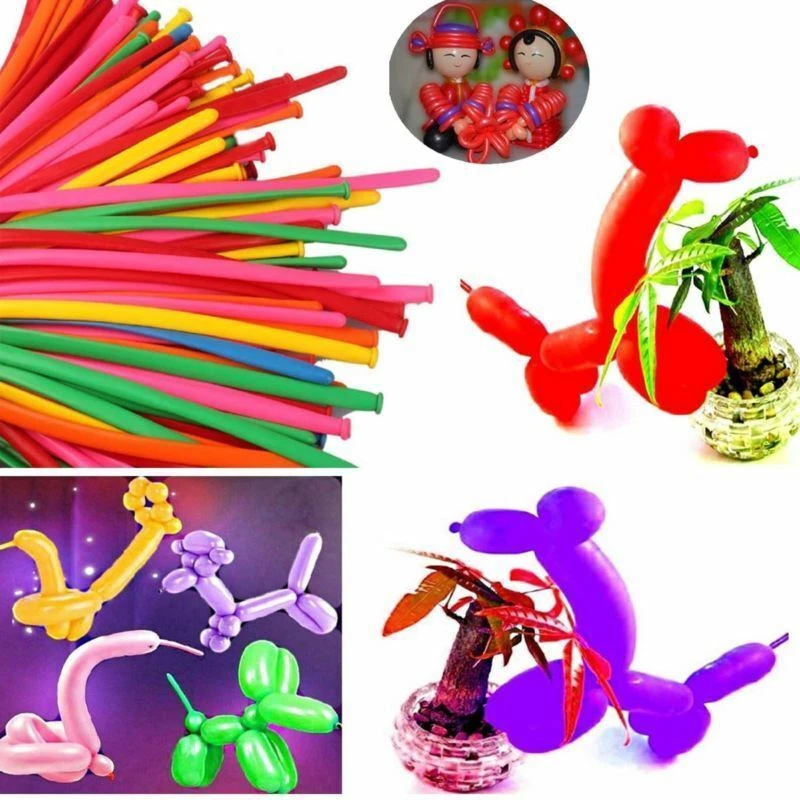 400x Lange Modellierballons 260Q Luftballon Traditional Mix Magie Figuren FN - Bild 4 von 4