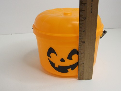 Vintage McDonalds Halloween Eimer Kürbis orange Jack-O-Lantern McPunk’n 1986 TZ - Bild 11 von 12