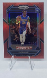 2022-23 Panini Prizm Monopoly Jaden Ivey Red Prizm /99 #26