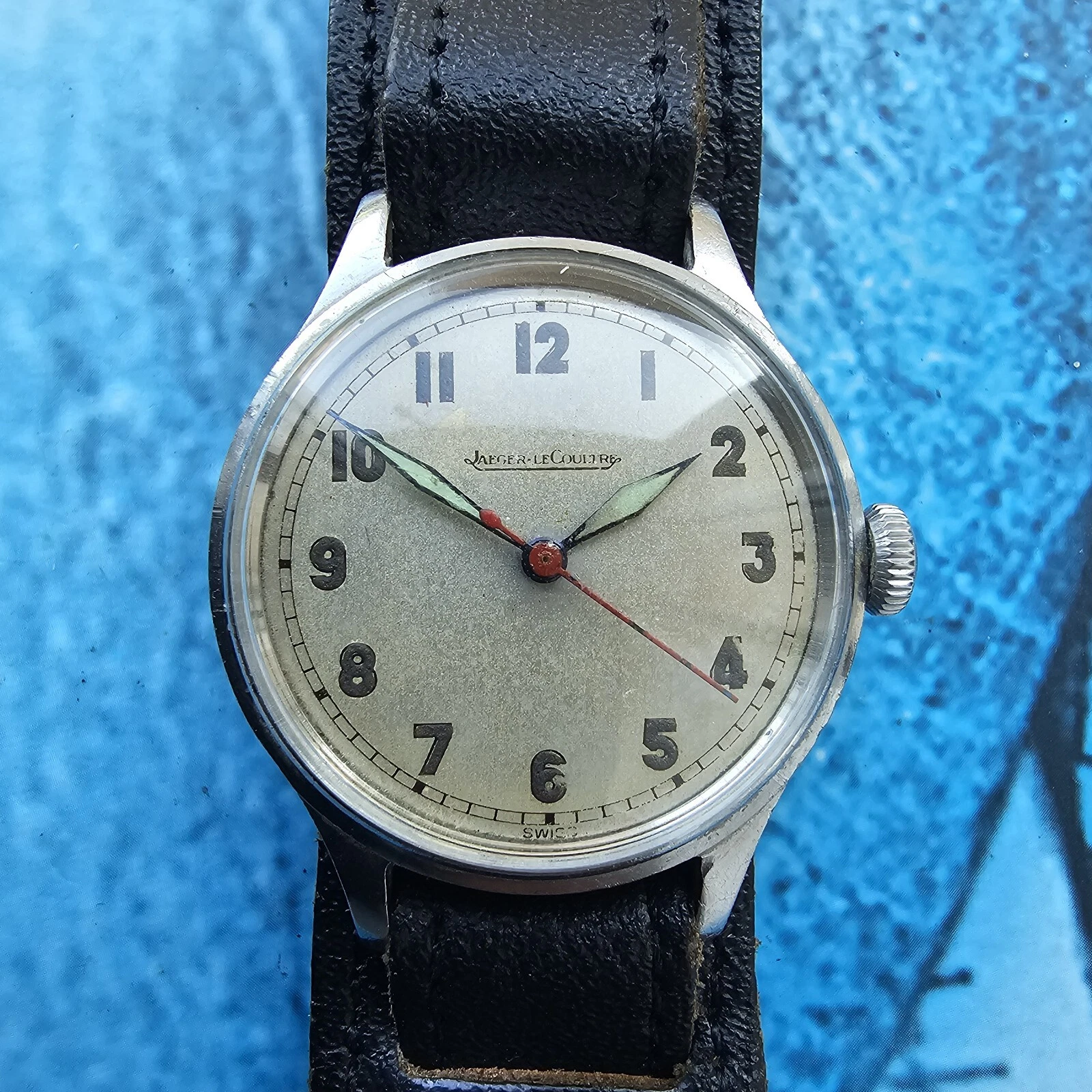 Jaeger LeCoultre — Vintage Jaeger LeCoultre Military Style Hand-Winding Men's Watch Cal P478
