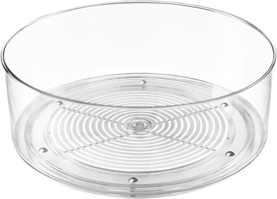 Refrigerator Lazy Susan Organizer Clear Turntable Organizer Plastic 360 Degree