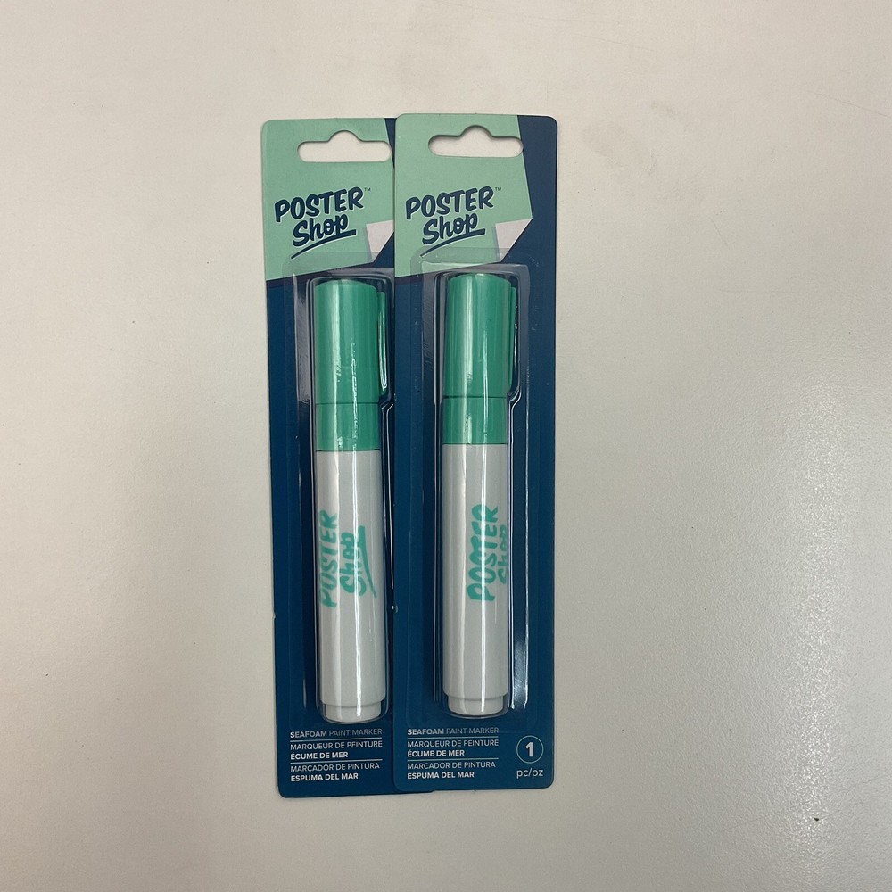 American Crafts Poster Shop Seafoam Paint Marker - 2 PACK