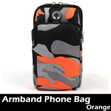 Orange Sport Running Arm bag Phone Bag for ios 7/6/6S/SE S5/S4/S3 Sweat Resistan