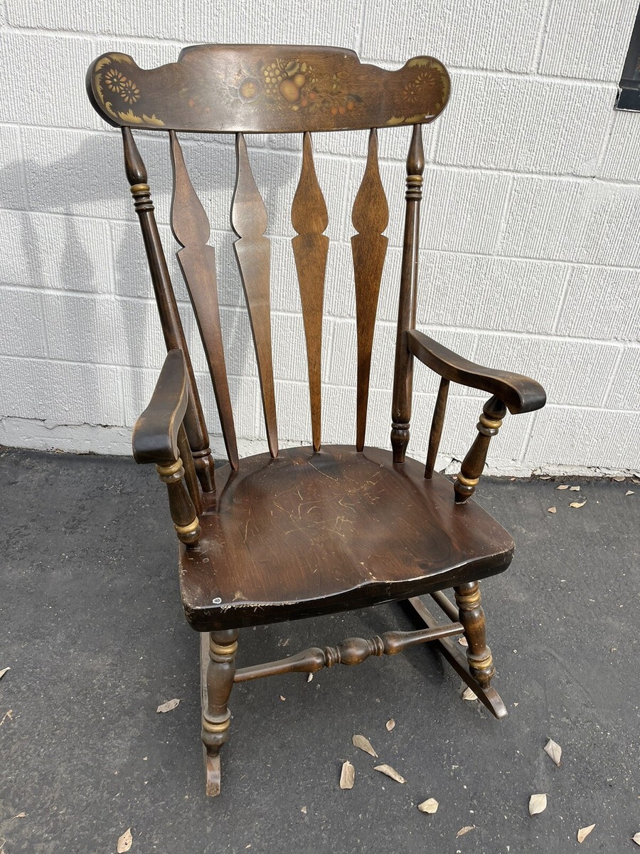 Vintage Nichols And Stone Rocking Chair - Full Size | eBay
