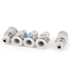 5Pcs 8mm Tube 1/8 BSP Male Thread Quick Connector Pneumatic Air Fitting