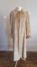 Vintage Valentino faux fur gold coat