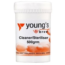 Youngs Home Brew Cleaner/Steriliser. beer and wine making. 100g - 5kg good value