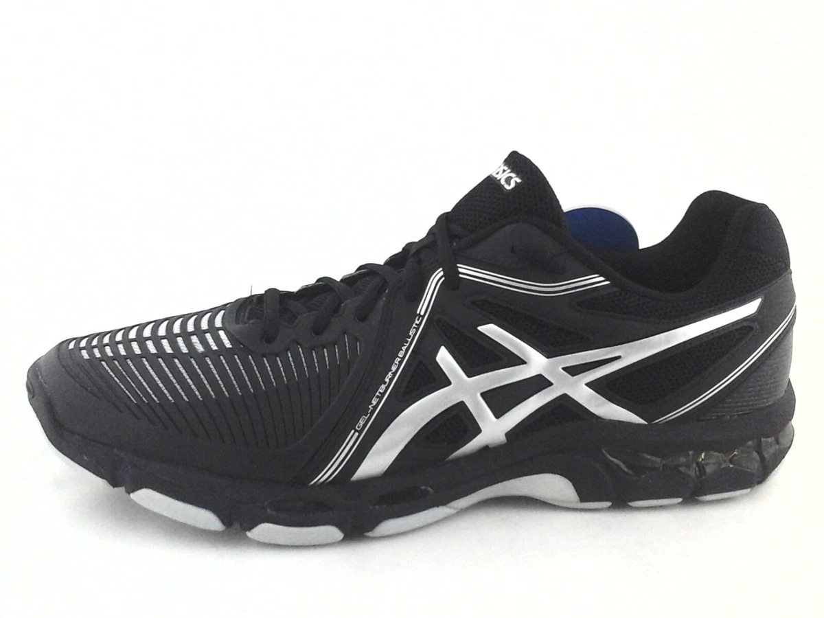 ASICS Gel Netburner Ballistic Black Silver Volleyball Shoes B507Y 14 eBay