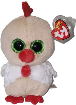 11月27日誕生日⚫️七面鳥のゴブル⚫️Ty ビーニーズ Beanie Baby Ty Beanie Boos - EARLY BIRD ROOSTER (7-11 Exclusive) (6-7 Inch