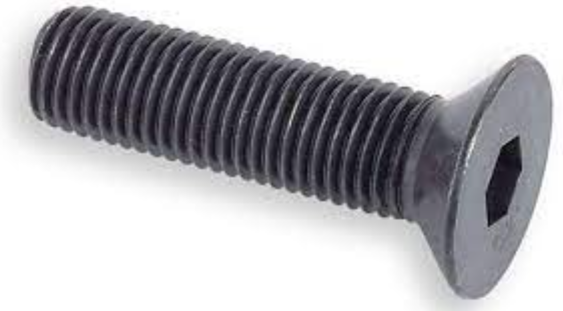 UNI 5933 ISO 10642 DIN 7991 Viti A Testa Svasata Piana Con Cava Esagonale - Foto 4