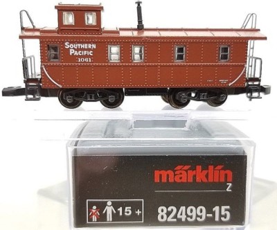 Z Scale Marklin Mini-Club 82499-15 Southern Pacific SP Caboose NIB