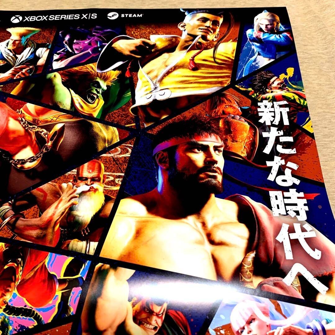 ストリートファイター6 【B2ポスター】 Street Fighter 6 Reversible Double Sided Novelty B2 Poster Game