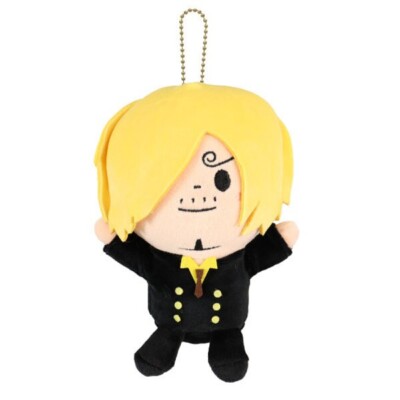 One Piece Banzai! Plush Keychain Sanji Japan limited New