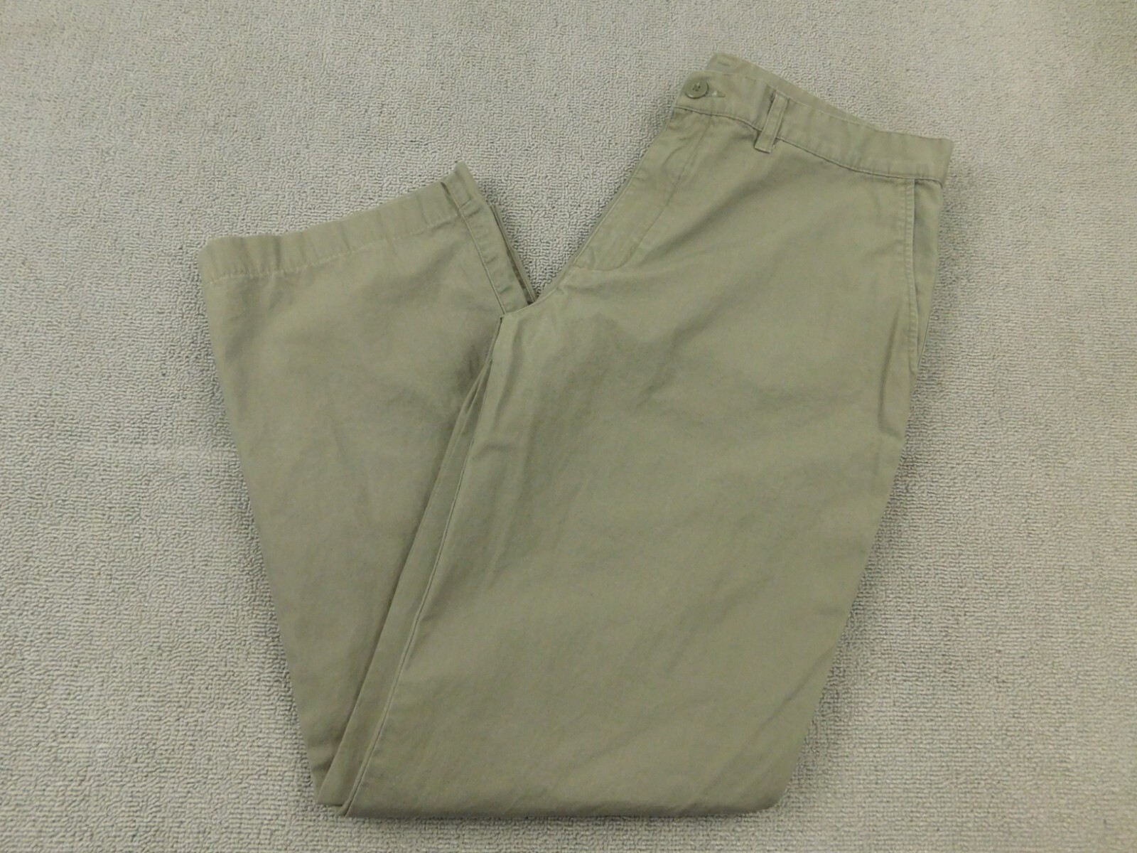 Patagonia Pants Men 35 Green Straight Khakis Flat Fro… Gem