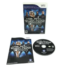 Nintendo Wii The Black Eyed Peas Experience Video Game 2011 with Manual CIB
