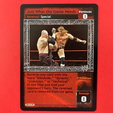 2006 WWE Raw Deal CCG Just What The Game Needs 44 Triple H Kane