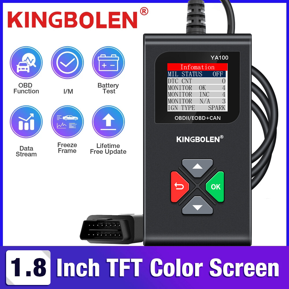 Automotive OBDII Code Reader OBD2 Scanner Car Check Engine Fault Diagnostic Tool-image