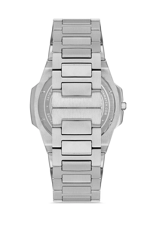 Hislon Men's Watch Ultra Slim Sapphire Glass New Collection Turquoise Blue Dial - Image 3 of 4