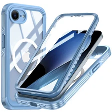 Fr Apple iPhone 16e Shockproof Mag Safe Case with Built-in Screen Protector 2025