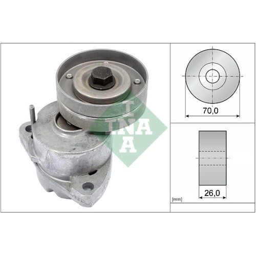 Tendicinghia Cinghia Poly V Ina 534 0118 20 per Opel Suzuki Vauxhall Daewoo