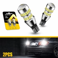 2x AUXITO LED T15 Reverse Back Up Bulb Light 921 912 W16W 904 906 White 6000K