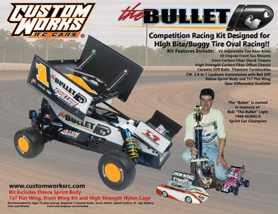 CUSTOM WORKS BULLET HIGH BITE SPRINT CAR DIRT OVAL KIT