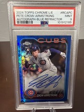 2024 Topps Chrome L/E Edition Pete Crow-Armstrong #RCA-PC Auto Ref Blue /150