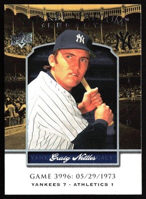 2008 Upper Deck Yankee Stadium Legacy #3996 Graig Nettles