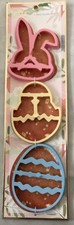 CWC Cook With Color 3 Piece Silicone Pancake Mold Set Easter Bunny Chick Egg