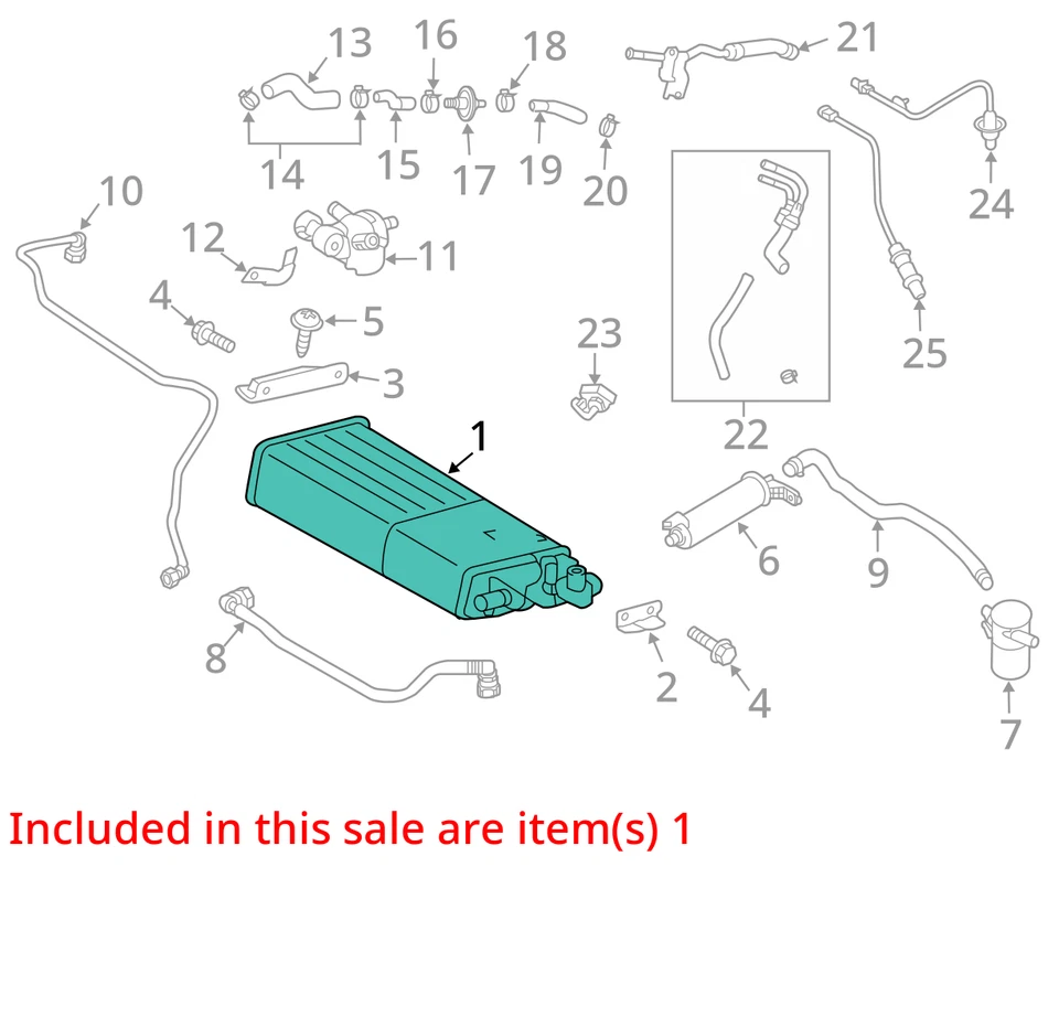 Hyundai Tucson 2017 bote de carbón de vapor de combustible ZBOX9 Foto 3 de 4