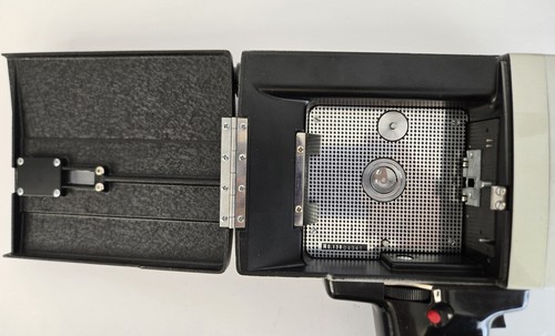 Vintage 1970s HANIMEX M300 TL Super 8 Reflex Loadmatic Movie Camera Not Working - Bild 7 von 12